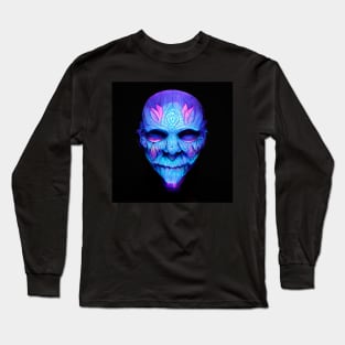 Psychedelic Mask Long Sleeve T-Shirt